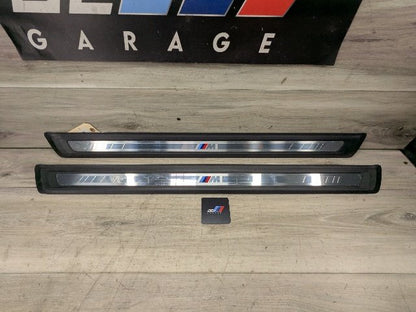 19-24 OEM BMW G23 M SPORT Front Left Right Door Sill Plate Molding Trim PAIR