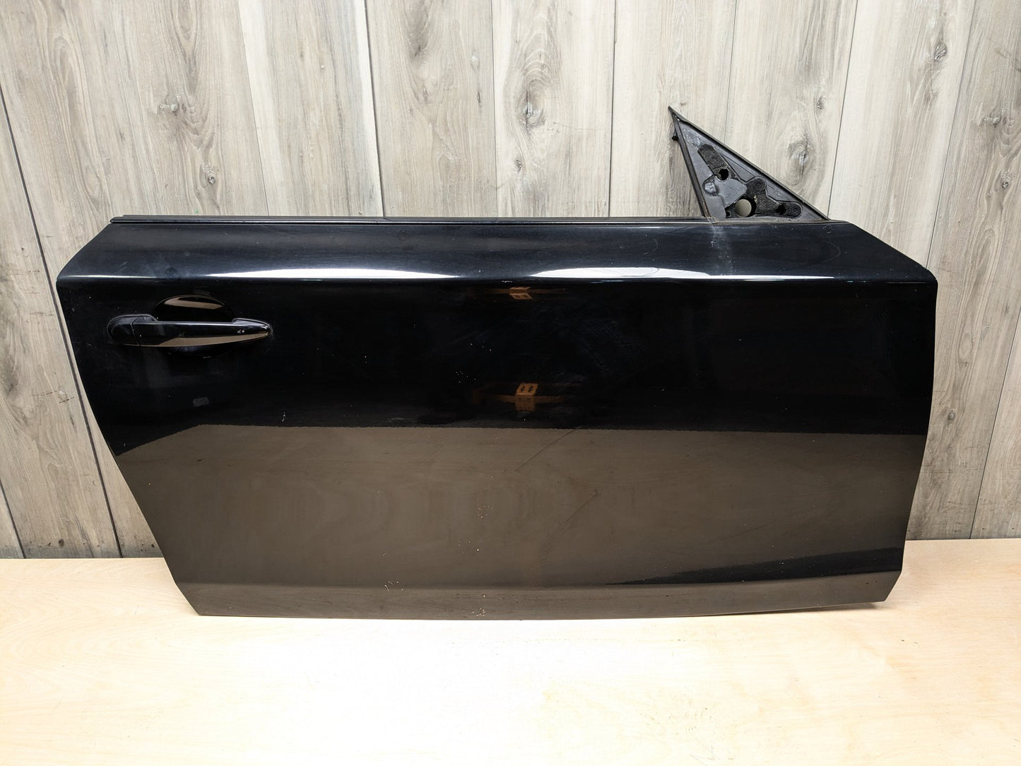 08-13 OEM BMW E82 E88 128 135 Front Right Passenger Door Shell Panel Black 668 SCHWARZ II (668)