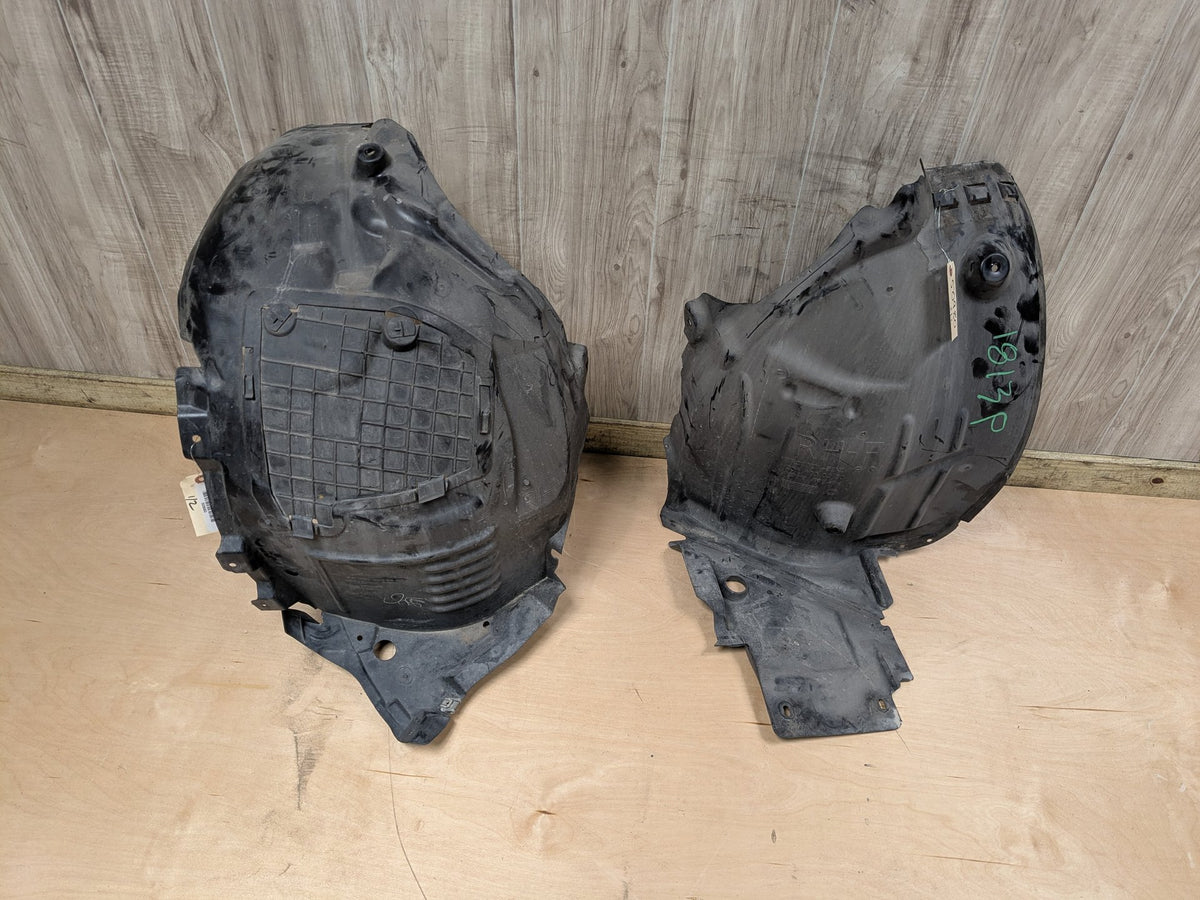 15-20 OEM Mercedes W205 Front Right Passenger Fender Liner Splash Shield SET