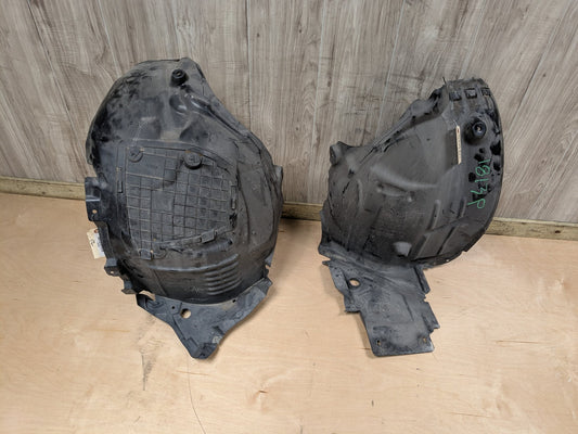 15-20 OEM Mercedes W205 Front Right Passenger Fender Liner Splash Shield SET