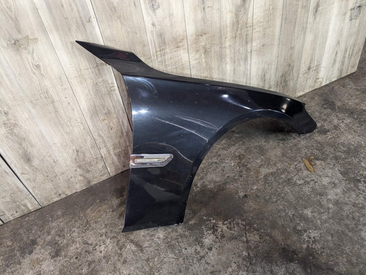 2012 BMW 750 F02 Front Right Fender Panel Black Sapphire Metallic 475
