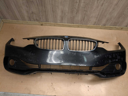 NOTE* OEM BMW F32 F33 F36 428 430 435 440 Front Bumper Cover w Grilles Black 475 BLACK SAPPHIRE METALLIC (475)