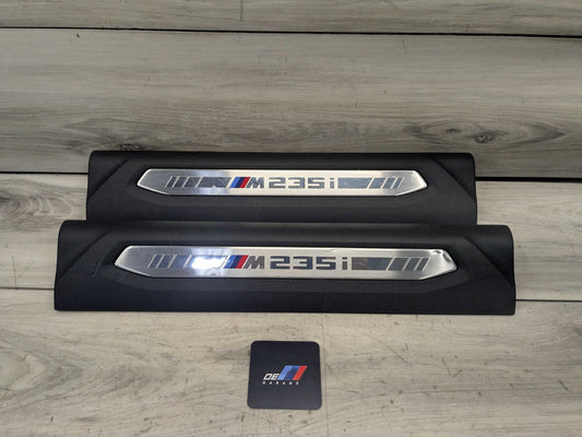 20-24 OEM BMW F44 M235i Front Left Right Door Sill Plate Molding Trim PAIR