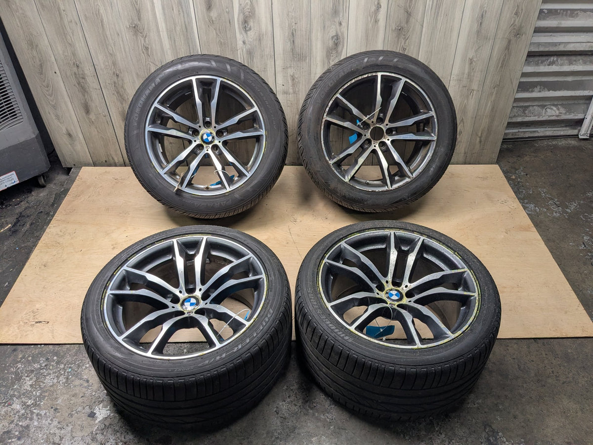OEM BMW F85 F86 X5M X6M Wheels Rims 20x10/11.5" ET:38/40 M Double Spoke 611 SET