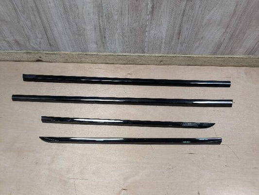 OEM BMW G12 740 750 M760 Lower Left Right Side Door Molding Strip Trim SET Black