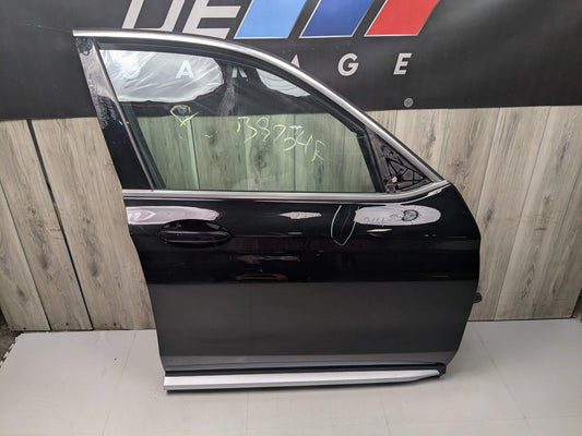 *19-24 OEM BMW F97 G01 X3 X3M Front Right Passenger Side Door Shell Panel Black Black SCHWARZ II (668)