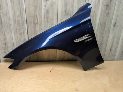 11-16 OEM BMW F10 528 535 550 Left Driver Side Fender Panel Blue A89 IMPERIALBLAU BRILLANTEFFEKT METALLI (A89)