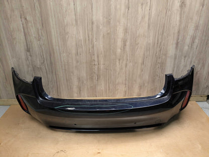 *15-18 OEM BMW F86 X6M M Rear Bumper Cover w/ Diffuser COMPLETE Black 416 CARBONSCHWARZ METALLIC (416)