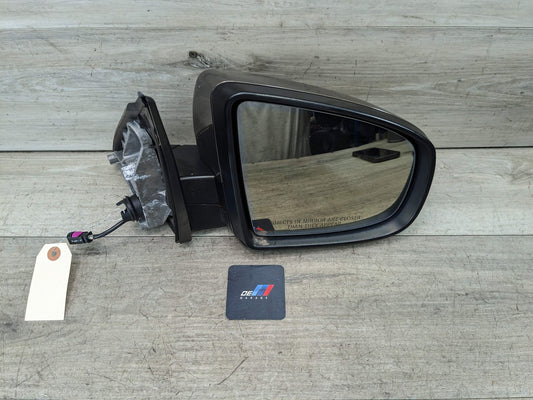 10-13 OEM BMW E70 X5M Right Side Power Folding Mirror Assembly Camera Brown