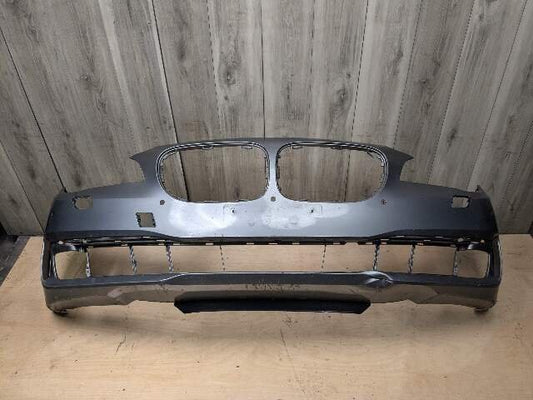 *DENT* 13-15 OEM BMW F01 F02 740 750 Front Bumper Cover Grey A52