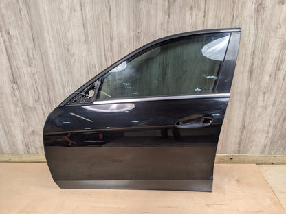 10-16 OEM Mercedes W212 E350 E400 E550 Front Left Driver Door Shell Panel Black 197 (Obsidian black- Metallic finish)