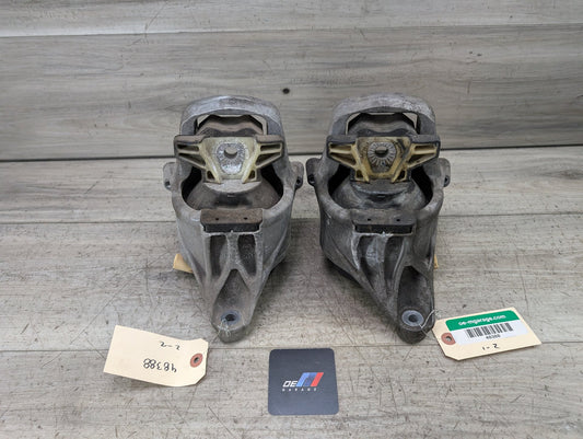 17-19 OEM AUDI A4 B9 Left Right Driver Passenger Motor Engine Mount Bracket PAIR