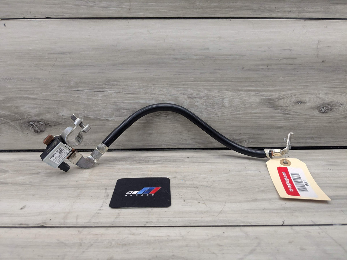 2022 BMW M340i G20 Battery Negative IBS Wire Cable 9855909 OEM BMW G05 G06 G07 G20 G22 G23 G26 G42 Negative Cable Terminal IBS Sensor Black OEM