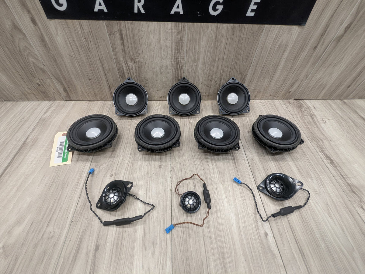 2018 BMW M550i G30 Speakers SET 9368383 OEM BMW F22 F30 F80 G12 G30 HARMAN KARDON Audio Sound System Speaker SET (10) OEM