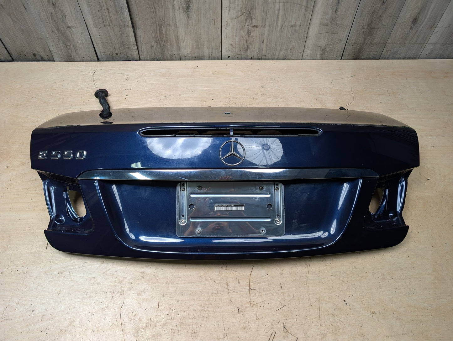 11-17 OEM Mercedes A207 C07 W207 E350 E400 E550 Trunk Lid Panel Deck Shell Blue Blue 890