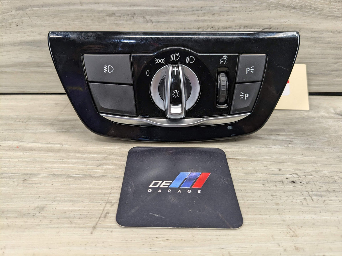 17-20 OEM BMW F90 M5 G30 G32 Headlight Switch Control Panel Light Module BLACK