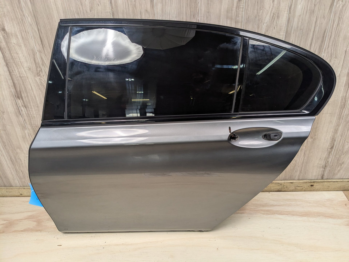 16-22 OEM BMW G11 G12 740 750 M760 Rear Left Driver Door Shell Panel Gray C26 MAGELLANGRAU METALLIC (C26)