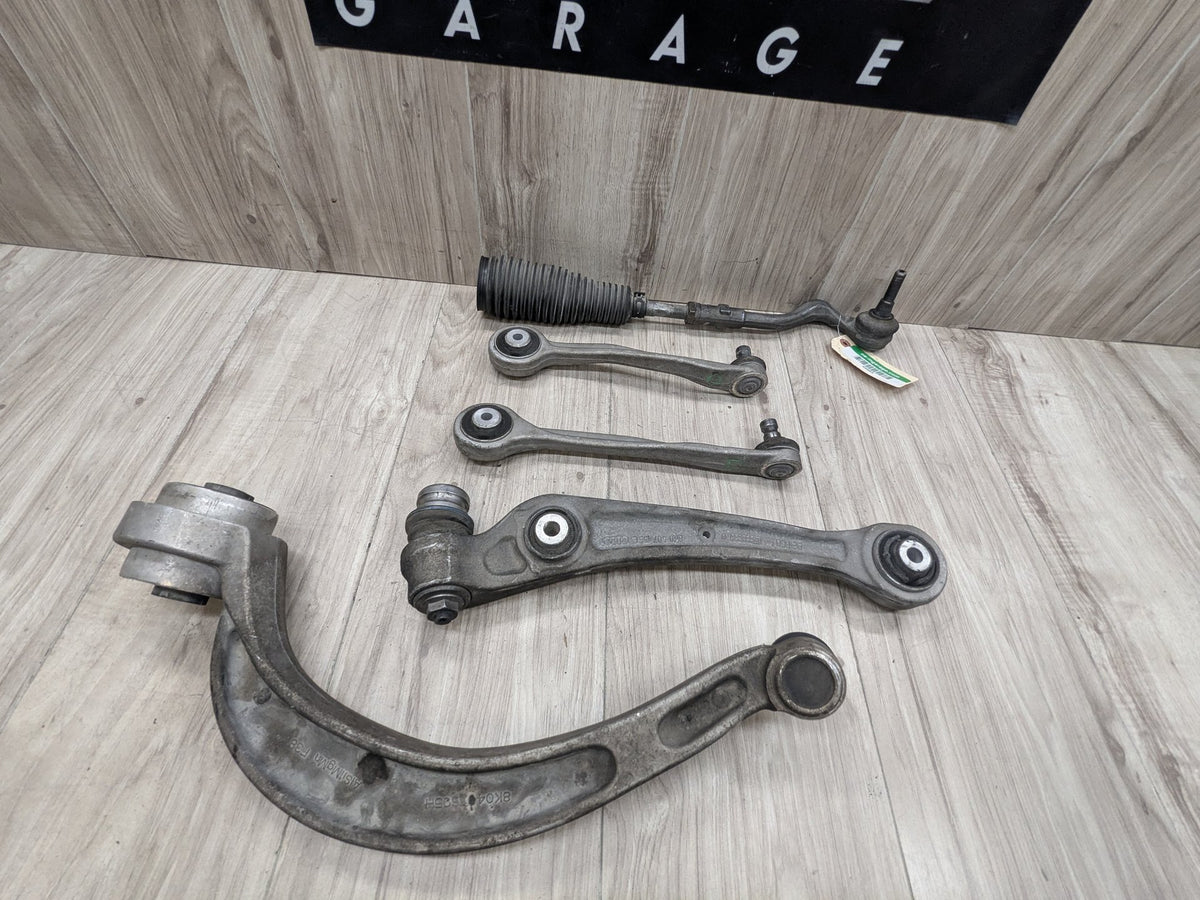 13-17 OEM AUDI A5 S5 Front Left Driver Upper Lower Control Arms w Tie Rod SET