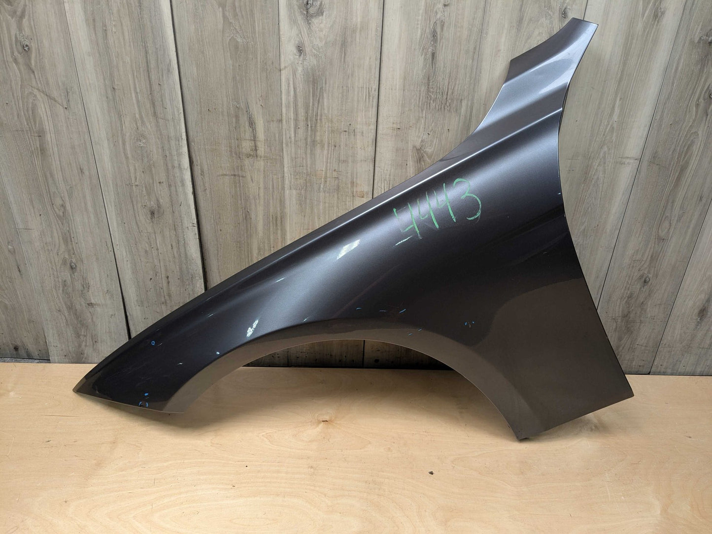 *12-18 OEM BMW F30 F31 328 330 335 340 Left Driver Side Fender Panel Gray B39 MINERALGRAU METALLIC (B39)