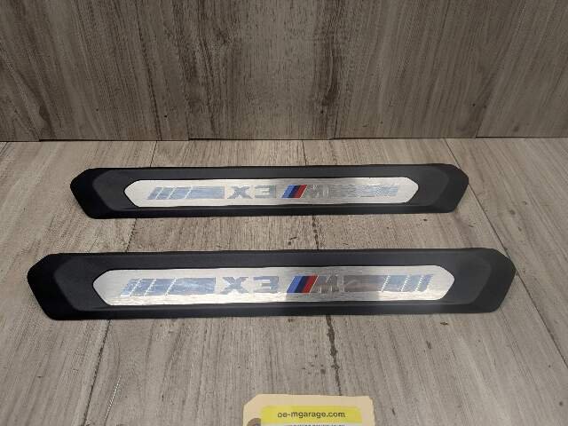 2020 - 2024 BMW X3 F97 Front Left Right Scuff Plate Door Sill SET 7393397 S58