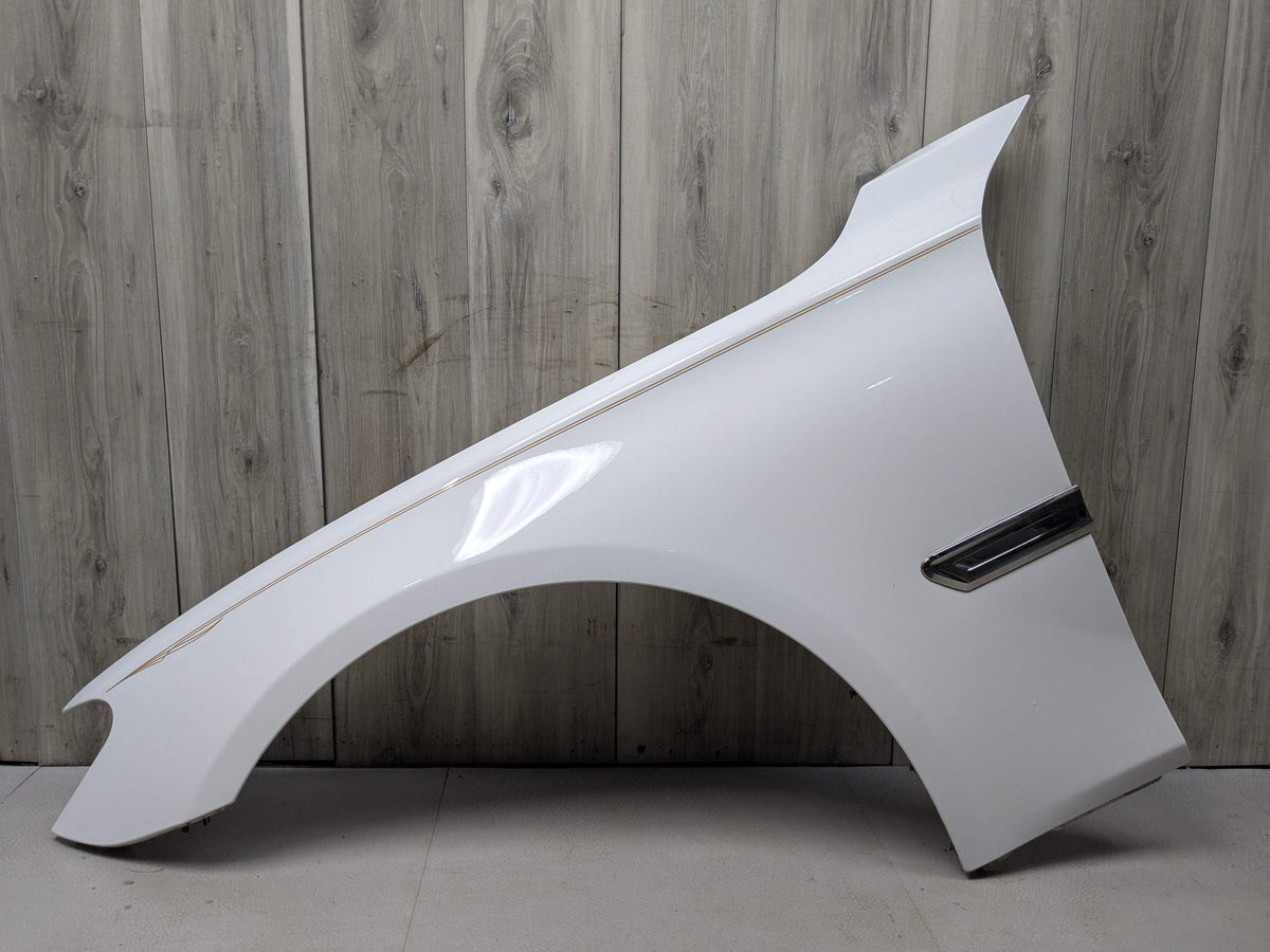 09-15 OEM BMW F01 F02 740 750 Front Left Driver Side Fender Panel White 300 White ALPINWEISS III (300)