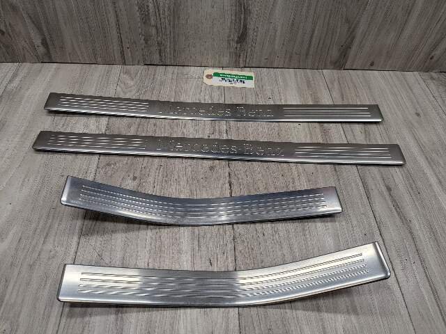 OEM Mercedes W212 E350 E550 Front Rear Left Right Door Sill Scuff Cover SET