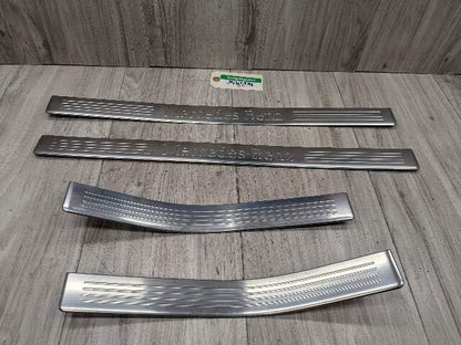 OEM Mercedes W212 E350 E550 Front Rear Left Right Door Sill Scuff Cover SET