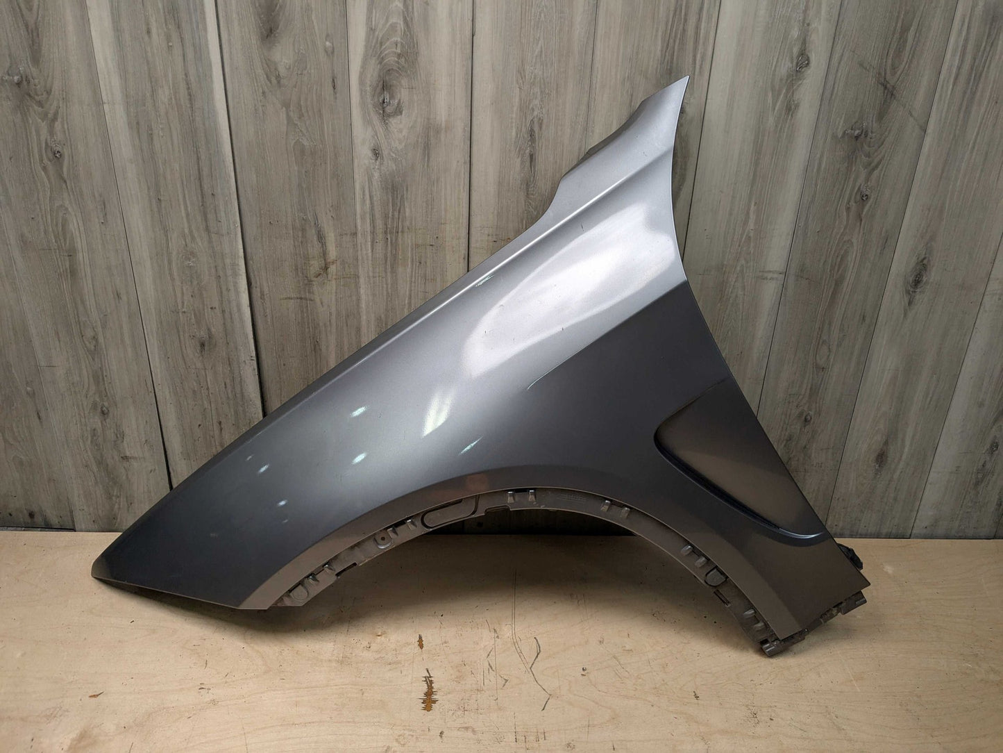 14-18 OEM BMW F15 X5 Front Left Driver Side Fender Panel Gray A52 SPACEGRAU METALLIC (A52)