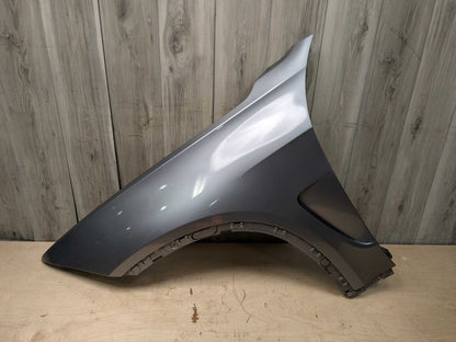 14-18 OEM BMW F15 X5 Front Left Driver Side Fender Panel Gray A52 SPACEGRAU METALLIC (A52)