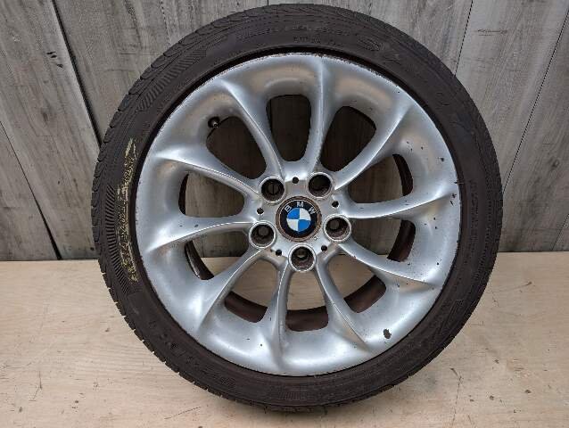 03-08 OEM BMW E85 Z4 Rim Wheel 17x8" ET:47 LA Wheel Turbine Style 106