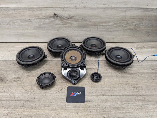 11-17 OEM BMW F25 F26 X3 X4 Stereo Audio Mid Range Speakers Hi-Fi SET