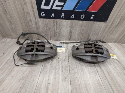 16-22 OEM BMW G11 G12 Front Left Right Driver Passenger Brake Caliper Gray SET
