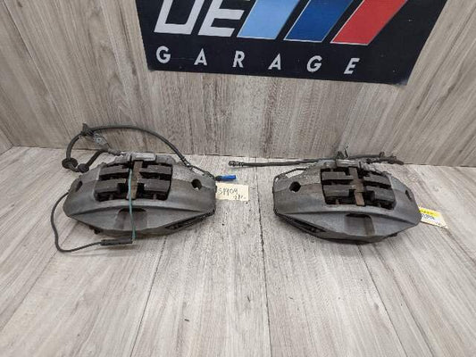 16-22 OEM BMW G11 G12 Front Left Right Driver Passenger Brake Caliper Gray SET
