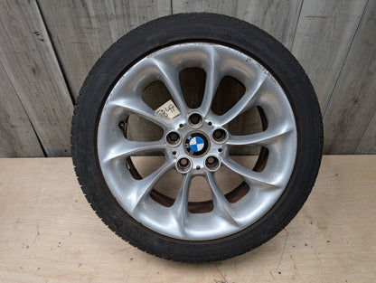 *03-08 OEM BMW E85 Z4 Rim Wheel 17x8" ET:47 LA Wheel Turbine Style 106