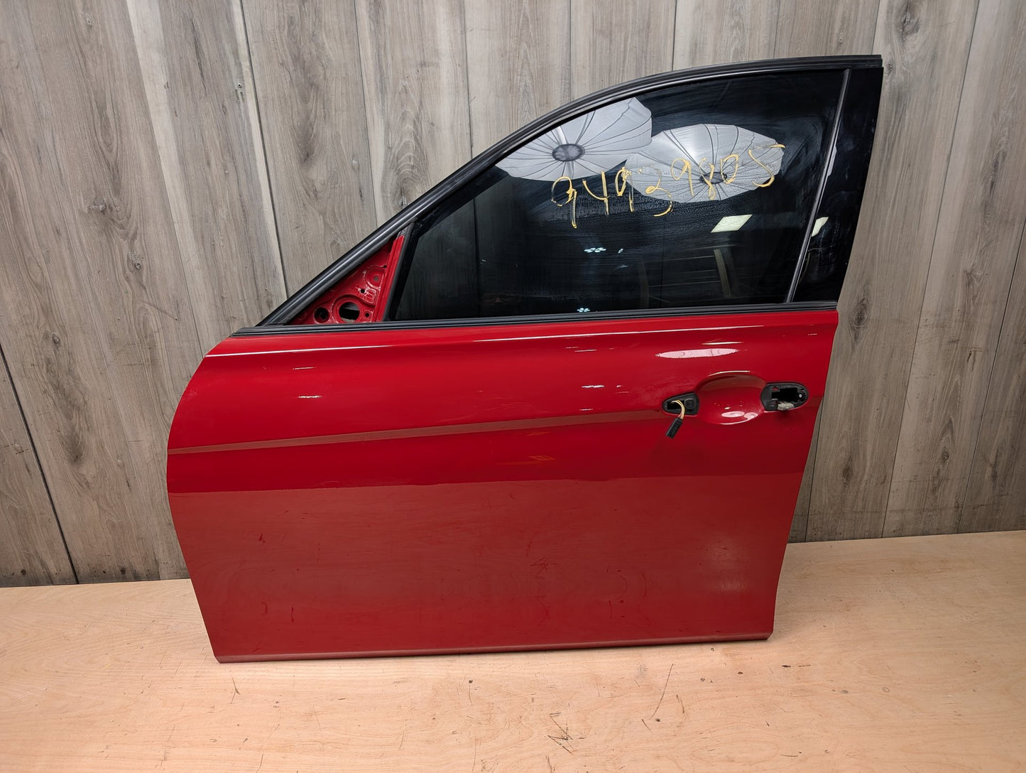 OEM BMW F30 F80 328 330 335 340 M3 Front Left Driver Door Shell Panel Red A75 MELBOURNEROT METALLIC (A75)