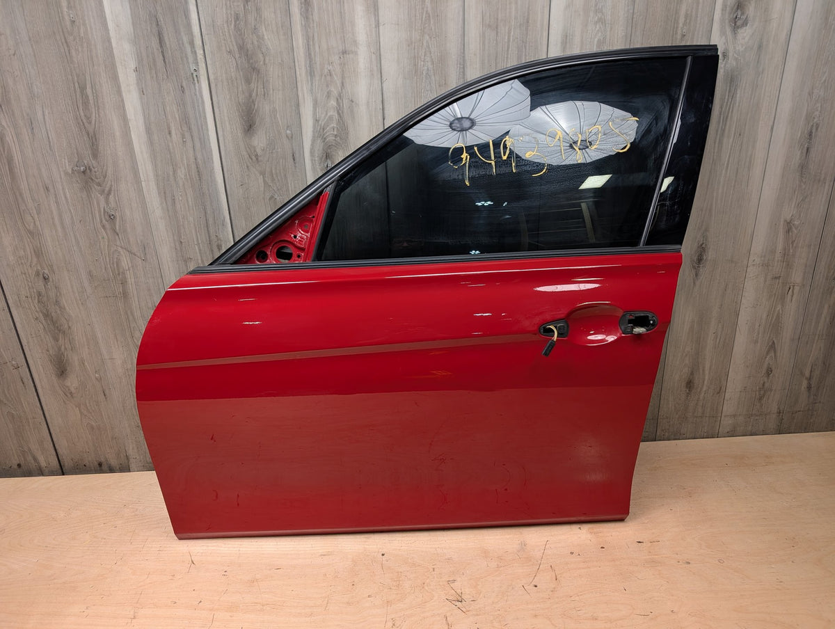 OEM BMW F30 F80 328 330 335 340 M3 Front Left Driver Door Shell Panel Red A75