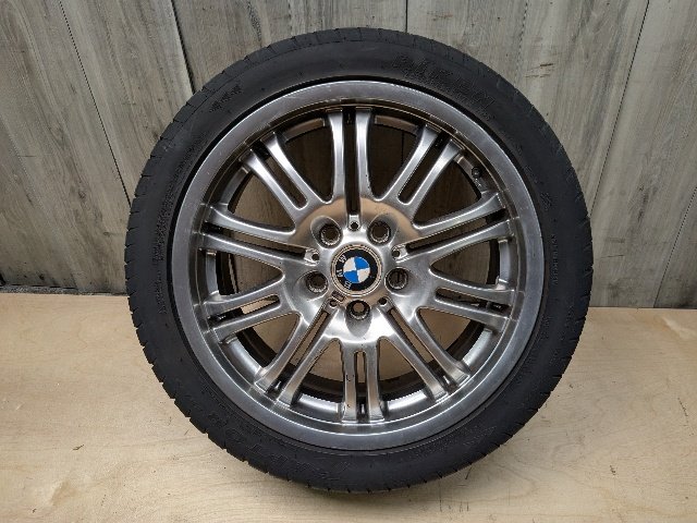 01-06 OEM BMW E46 M3 Wheel Rim 18x8" ET47 5x120 M Double Spoke Style 67"