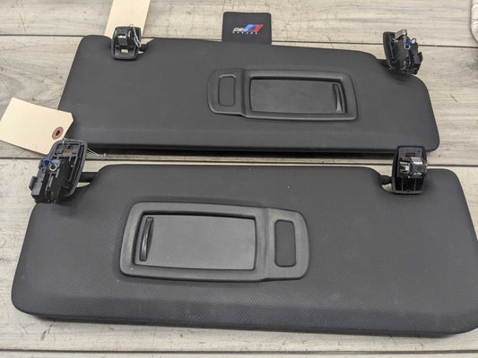 OEM BMW G01 G02 F97 F98 X3 X4 Left Driver Right Passenger Sun Visor Black SET