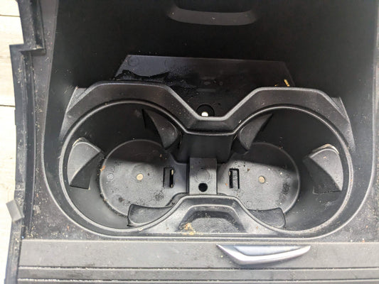 16-23 OEM BMW F39 F48 X1 X2 Center Console Cup Holder Storage Compartment