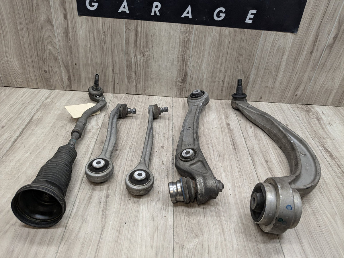 13-17 OEM AUDI A5 S5 Front Right Passenger Upper Lower Control Arm w Tie Rod SET