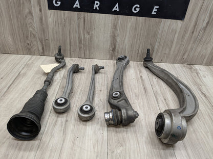 13-17 OEM AUDI A5 S5 Front Right Passenger Upper Lower Control Arm w Tie Rod SET