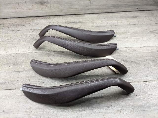 17-20 OEM BMW G30  Interior Front Rear Left Right Door Pull Trim Armrests Brown Leather SET