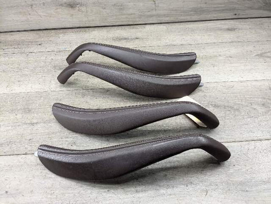 17-20 OEM BMW G30  Interior Front Rear Left Right Door Pull Trim Armrests Brown Leather SET