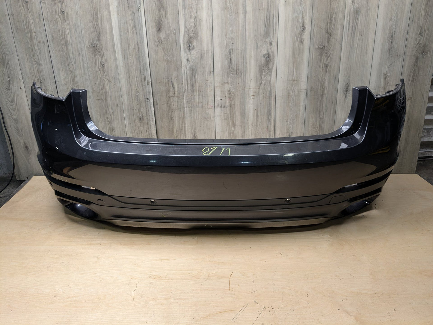 *15-19 OEM BMW F16 X6 Engine N55 Rear Bumper Cover Panel Assembly Gray A90 SOPHISTOGRAU BRILLANTEFFEKT METALLI (A90)