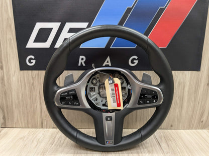 *OEM BMW F44 G20 G22 G23 G26 G42 Leather Steering Wheel M SPORT Shifters HEATED
