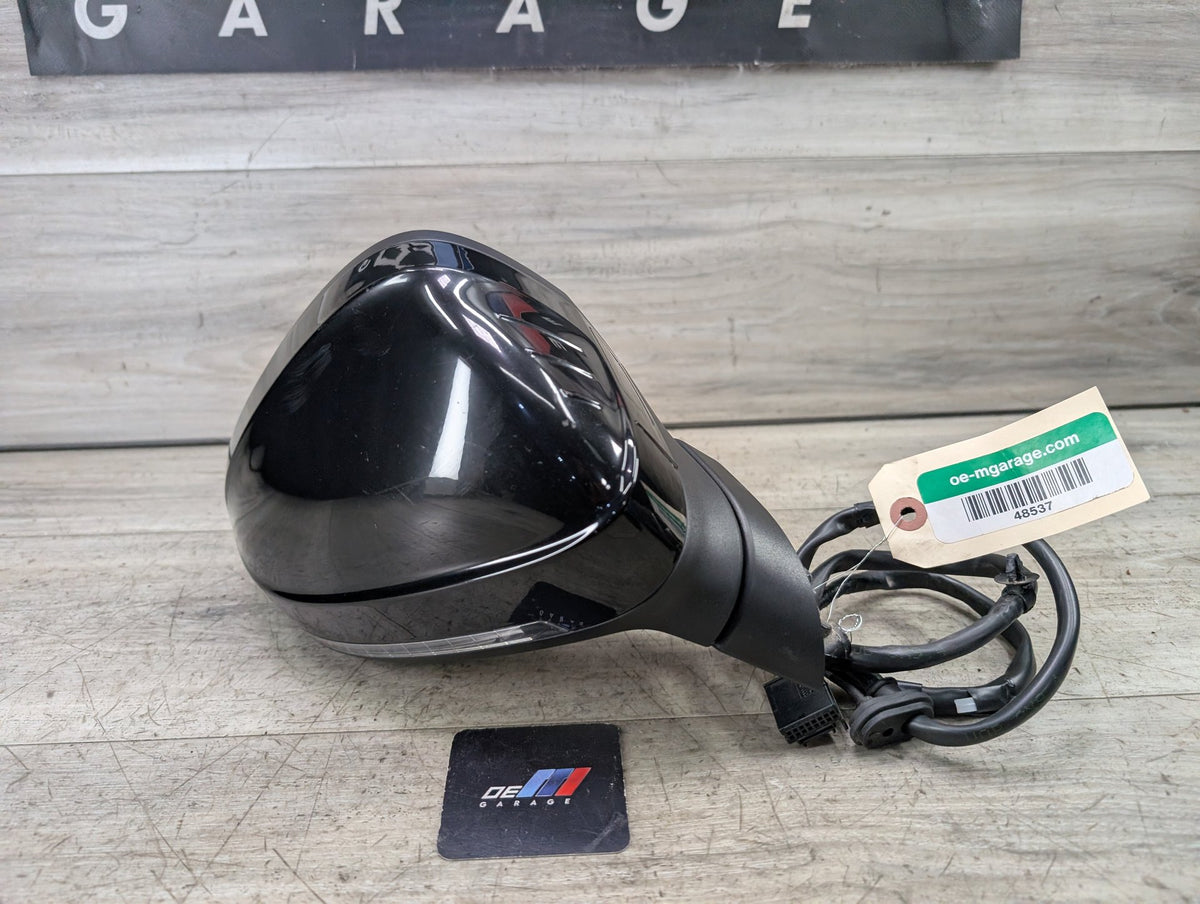 17-19 OEM AUDI A4 B9 Front Right Passenger Door Side Mirror Black