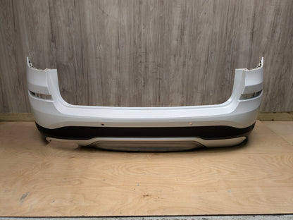 *11-17 OEM BMW F25 X3 28i 28iX 35iX Rear Bumper Cover w/ Diffuser White 300 ALPINWEISS III (300)