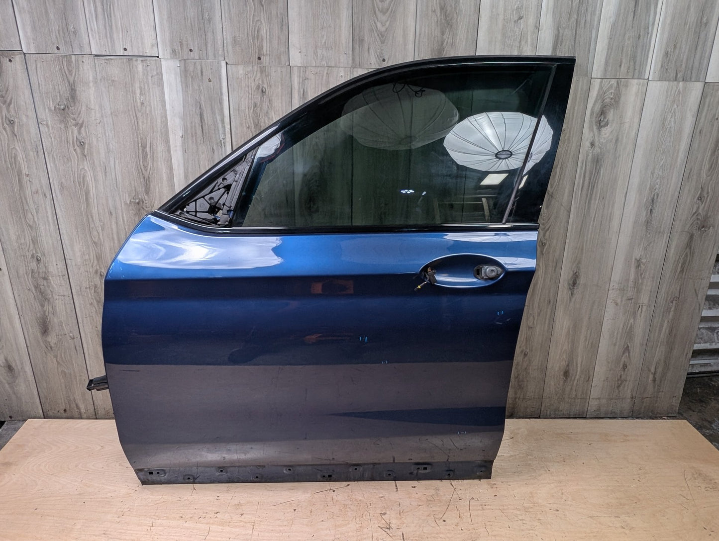 18-24 OEM BMW F97 G01 X3 X3M Front Left Driver Side Door Shell Panel Blue C1M