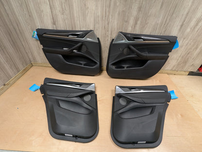 *OEM BMW F97 G01 X3 X3M Front Rear Left Right Door Panel Cards SET CARBON FIBER