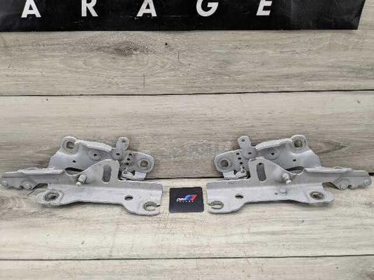 OEM BMW F22 F23 F30 F32 F33 F36 F80 F82 F83 Left Right Hood Hinges PAIR Silver
